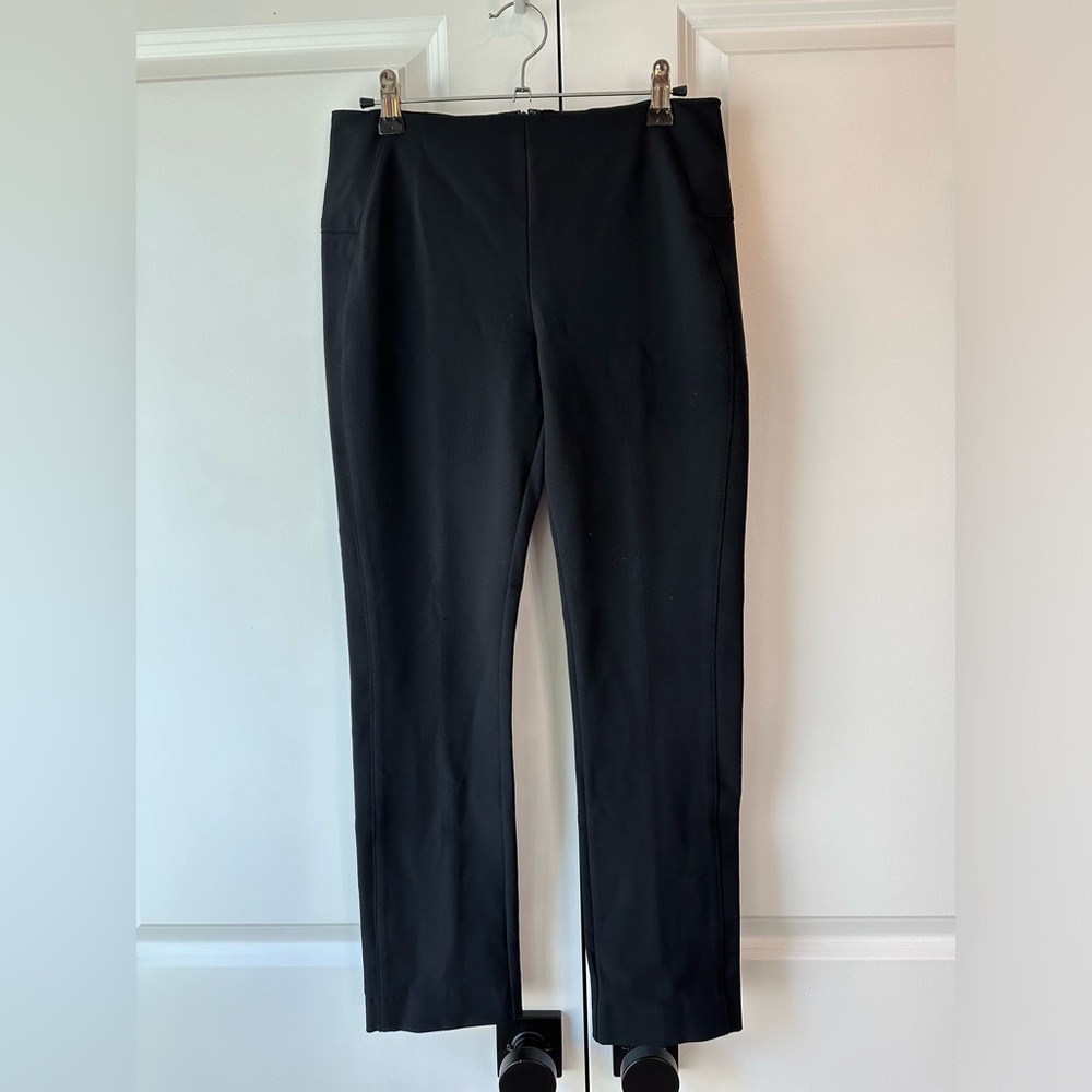 Veronica Beard Women’s Zip Back Scuba Pant Black (Size 4)